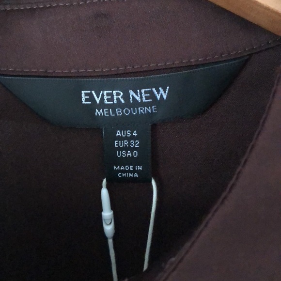 NEW* Satin Shirt Size 0 - Picture 3 of 4